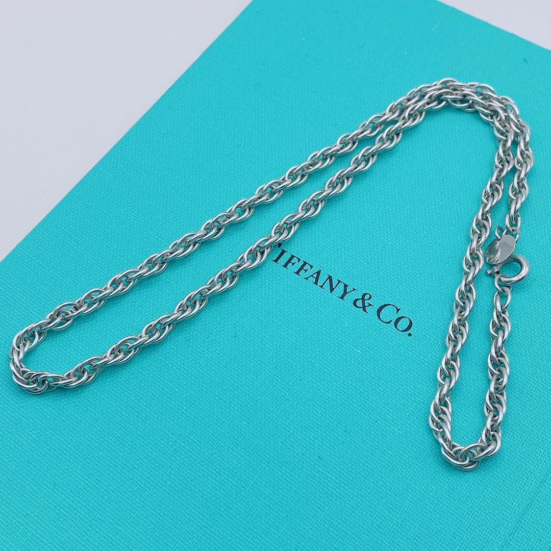 Tiffany & Co. ネックレス ツイスト チェーン シルバー925 Tiffany & Co. ネックレス ツイスト チェーン シルバー925