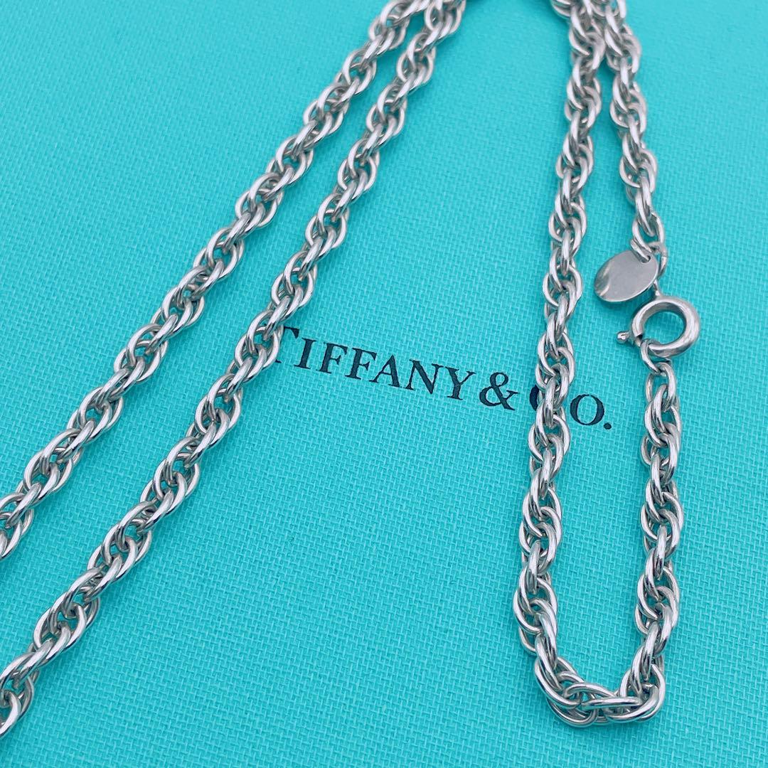 Tiffany & Co. ネックレス ツイスト チェーン シルバー925 Tiffany & Co. ネックレス ツイスト チェーン シルバー925