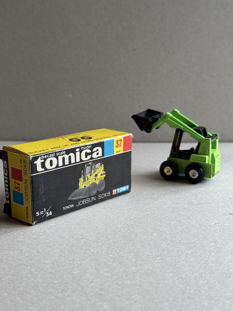 Tomica No. 37 TOYOTA Jobsun ジョブサン 黒箱 日本製