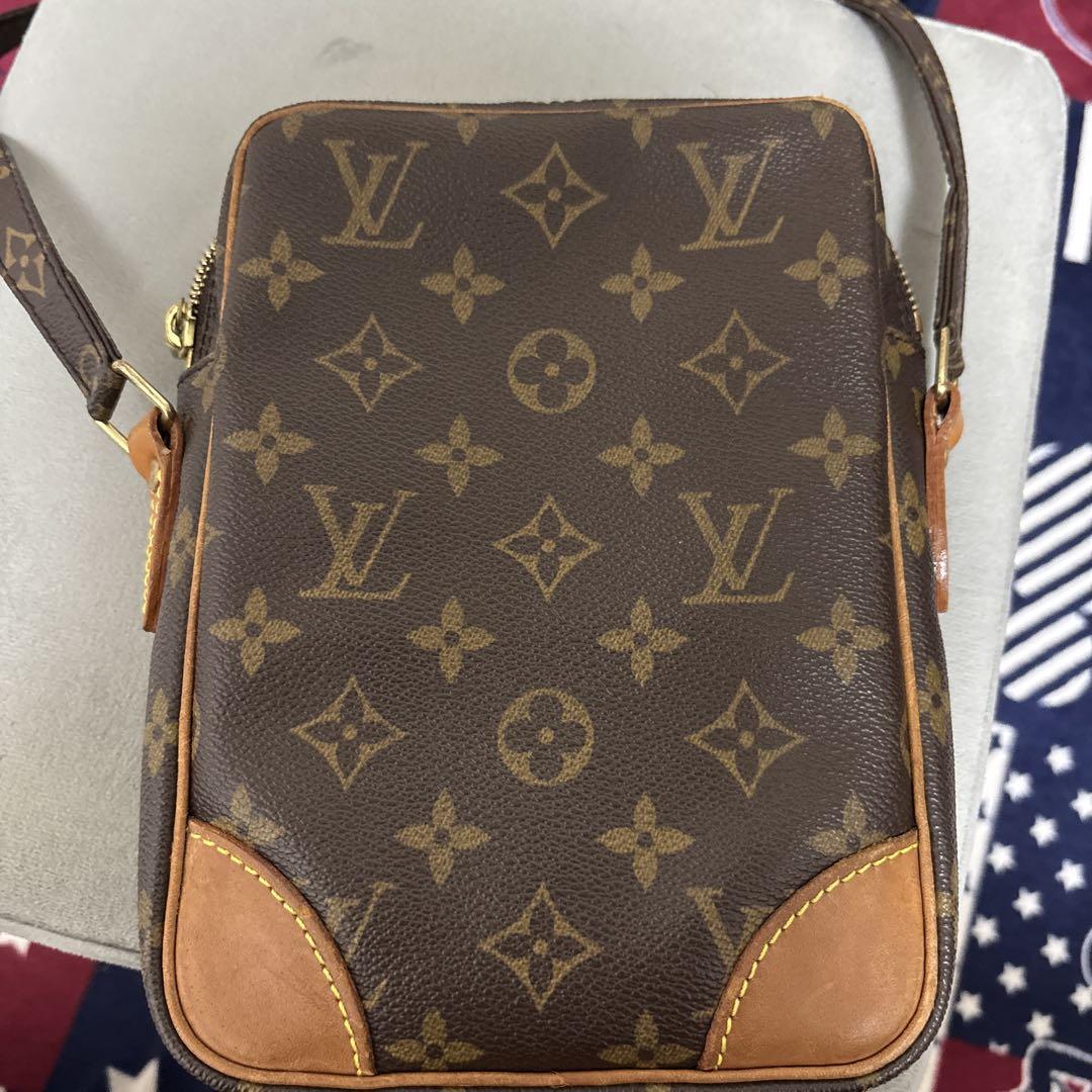 《超美品》 LOUIS VUITTON ダヌーブ モノグラム ショルダーバッグ