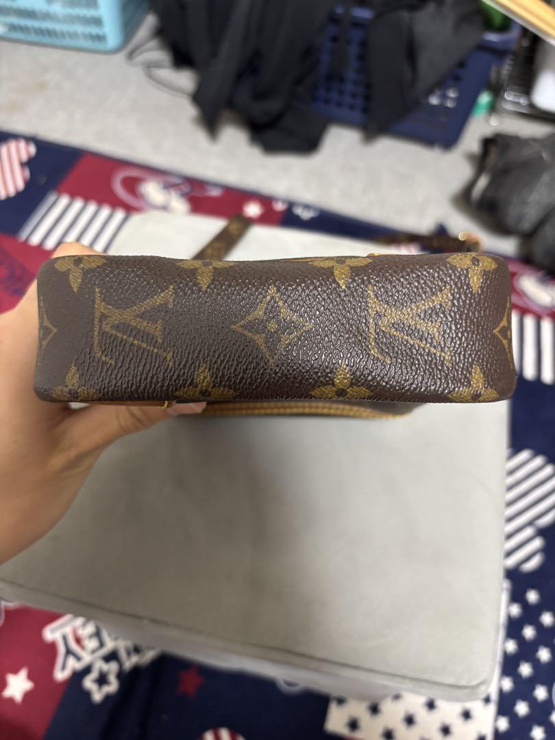 《超美品》 LOUIS VUITTON ダヌーブ モノグラム ショルダーバッグ
