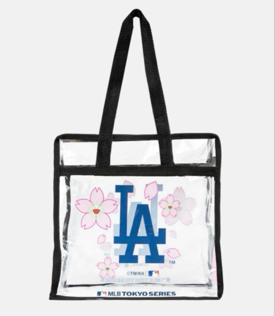 村上隆 x MLB Dodgers トート　バッグ　クリア