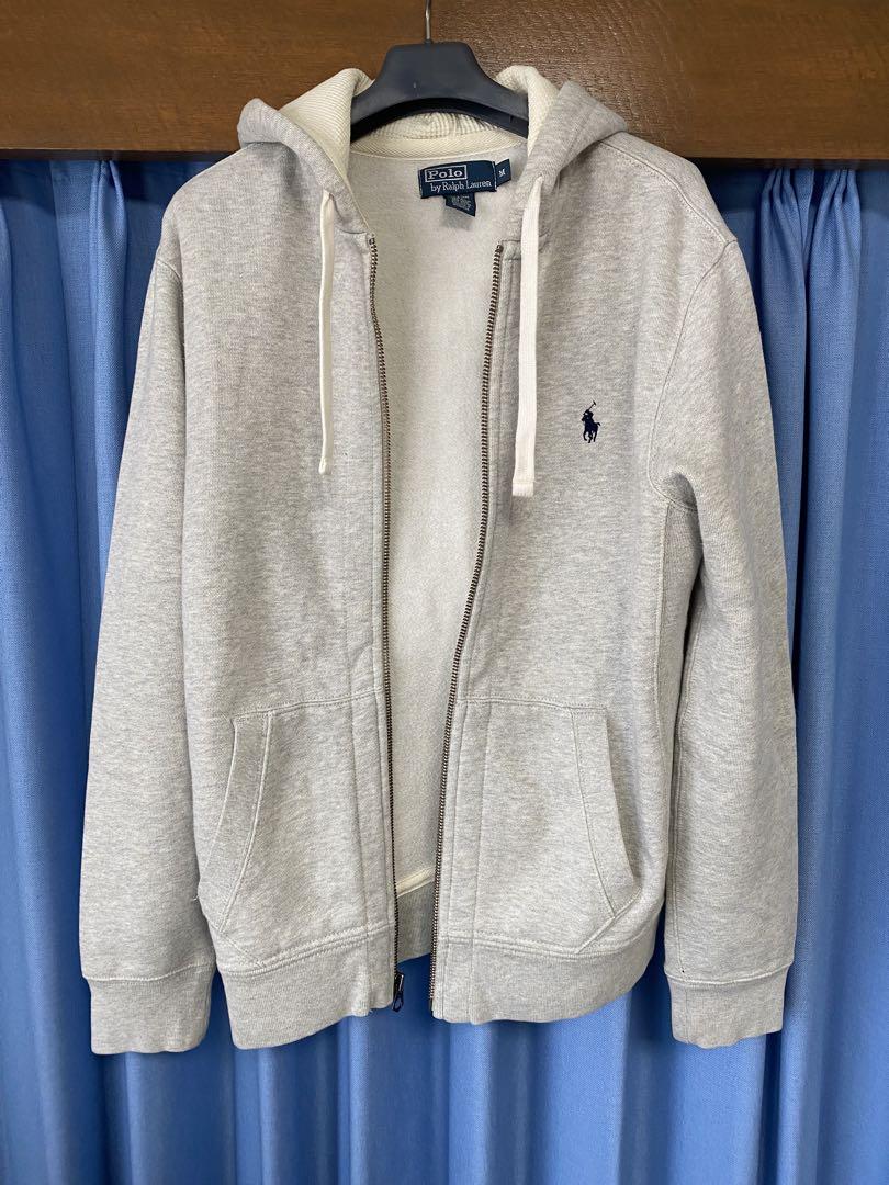 Polo Ralph Lauren パーカー グレー 刺繍ロゴ M