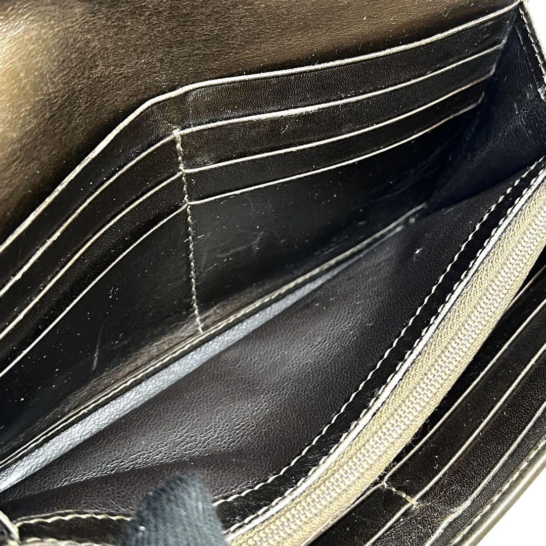 GUCCI グッチ　長財布　シマ ハートビット GG