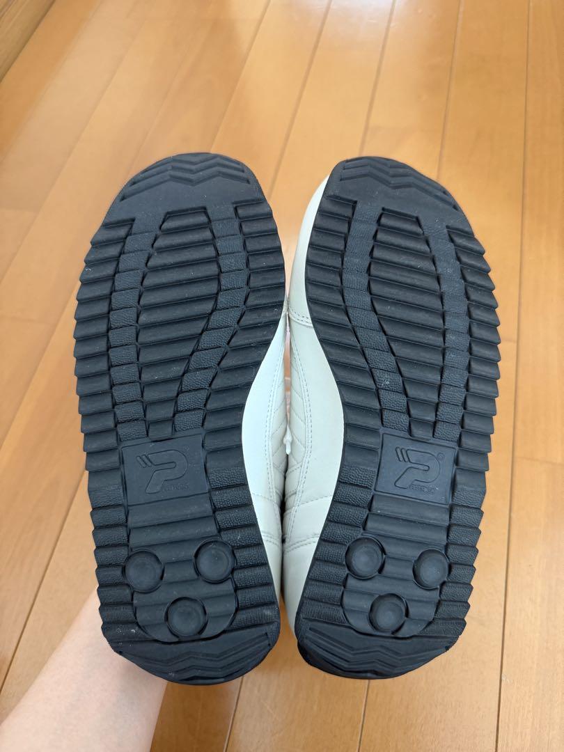 新品PATRICK ホワイトレザースニーカー 37