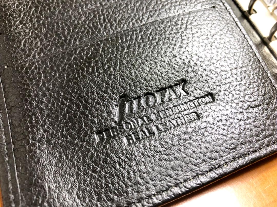 爆買い好評 fILOFAX 手帳 BLACK v68Sz-m35631069711 牛革 バイブルサイズ 定番安い