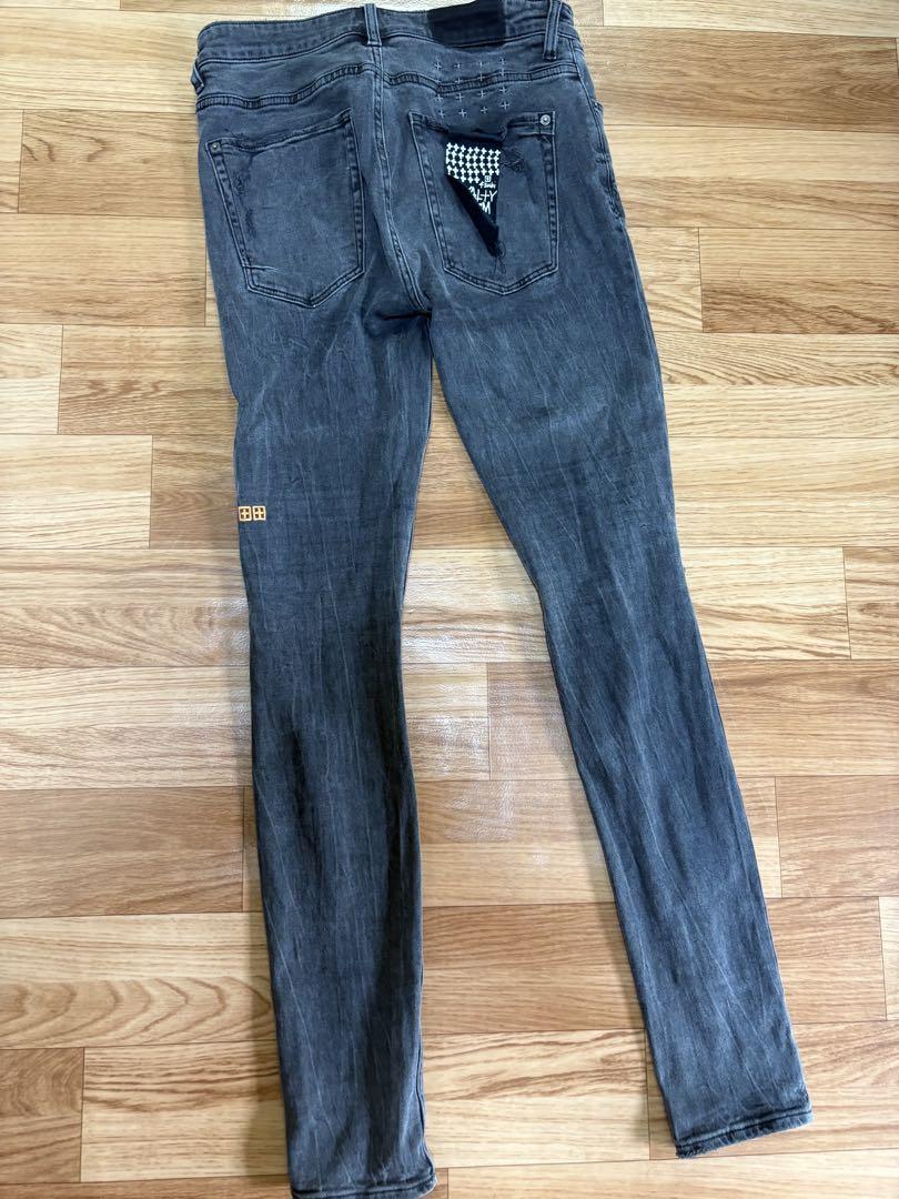 ksubi スビ リメイク加工 デニム ジーンズ 31 ダメージ Ksubi スビ デニム ダメージ加工 スキニー 31インチ - メルカリ