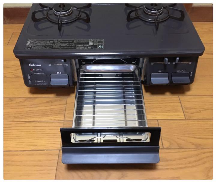 正規品大人気 パロマガスコンロ IC-N86KB-L LPガス用 D4g1v-m35631738003 ガステーブル 超激得安い