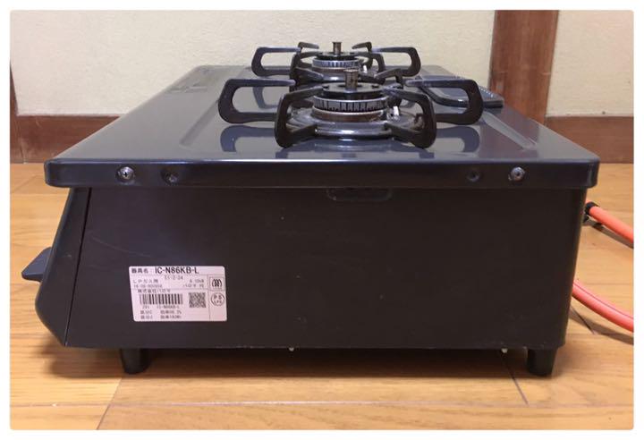 正規品大人気 パロマガスコンロ IC-N86KB-L LPガス用 D4g1v-m35631738003 ガステーブル 超激得安い