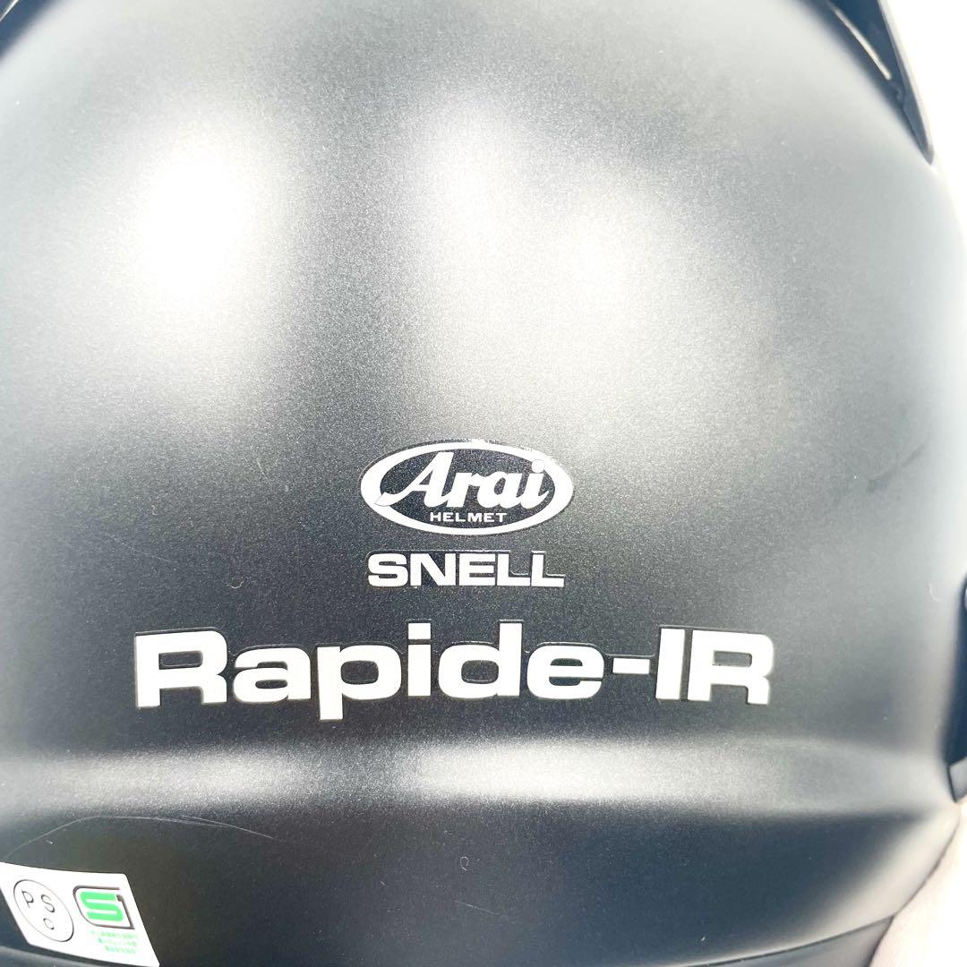 極美品 ARAI フルフェイスヘルメット Rapid-IR マットブラック 60