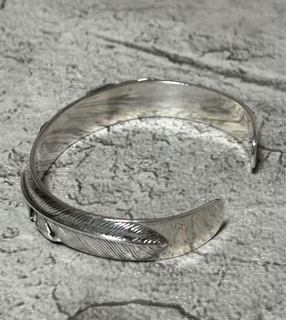 羽根　バングル　シルバー925 アクセサリー