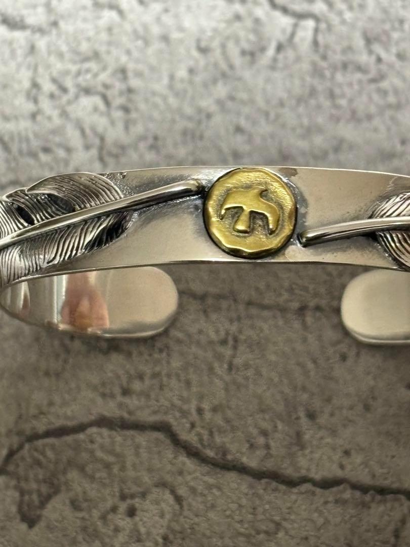 羽根　バングル　シルバー925 アクセサリー