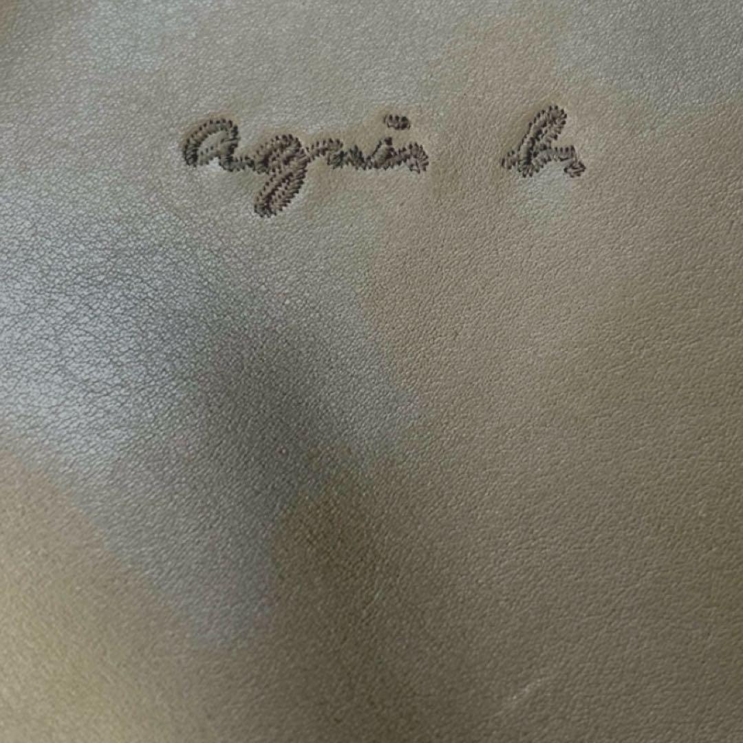アニエスベー agnes b. PETER ショルダーバッグ　レザー　牛革　黒