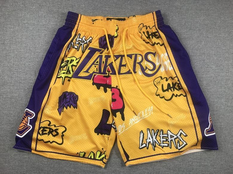 Lakers グラフィティデザイン パンツ