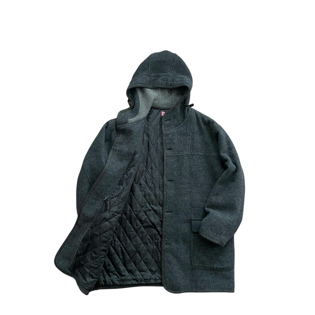 CHAPS チャップス 90s フード付き コート ウール ジャケット グレー CHAPS チャップス 90s フード付き コート ウール ジャケット グレー