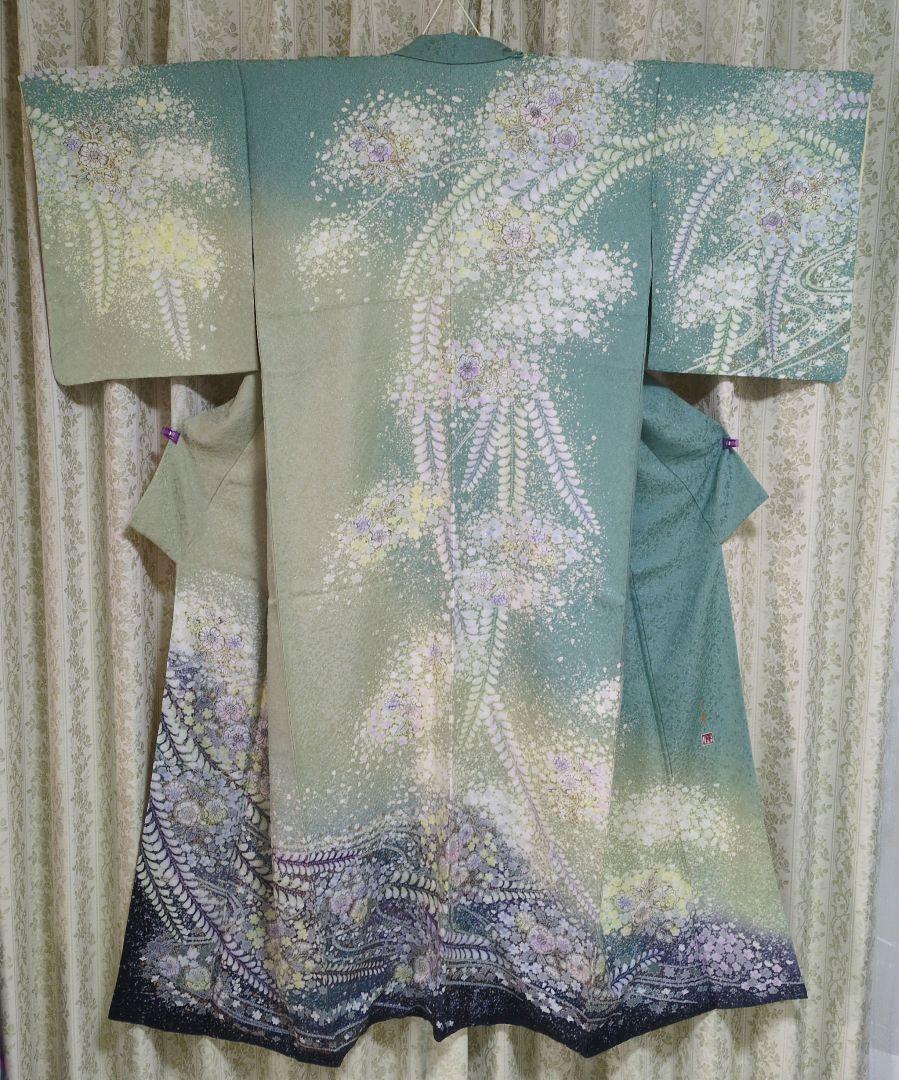 辻が花着物　作家　吉乃一廉　正絹