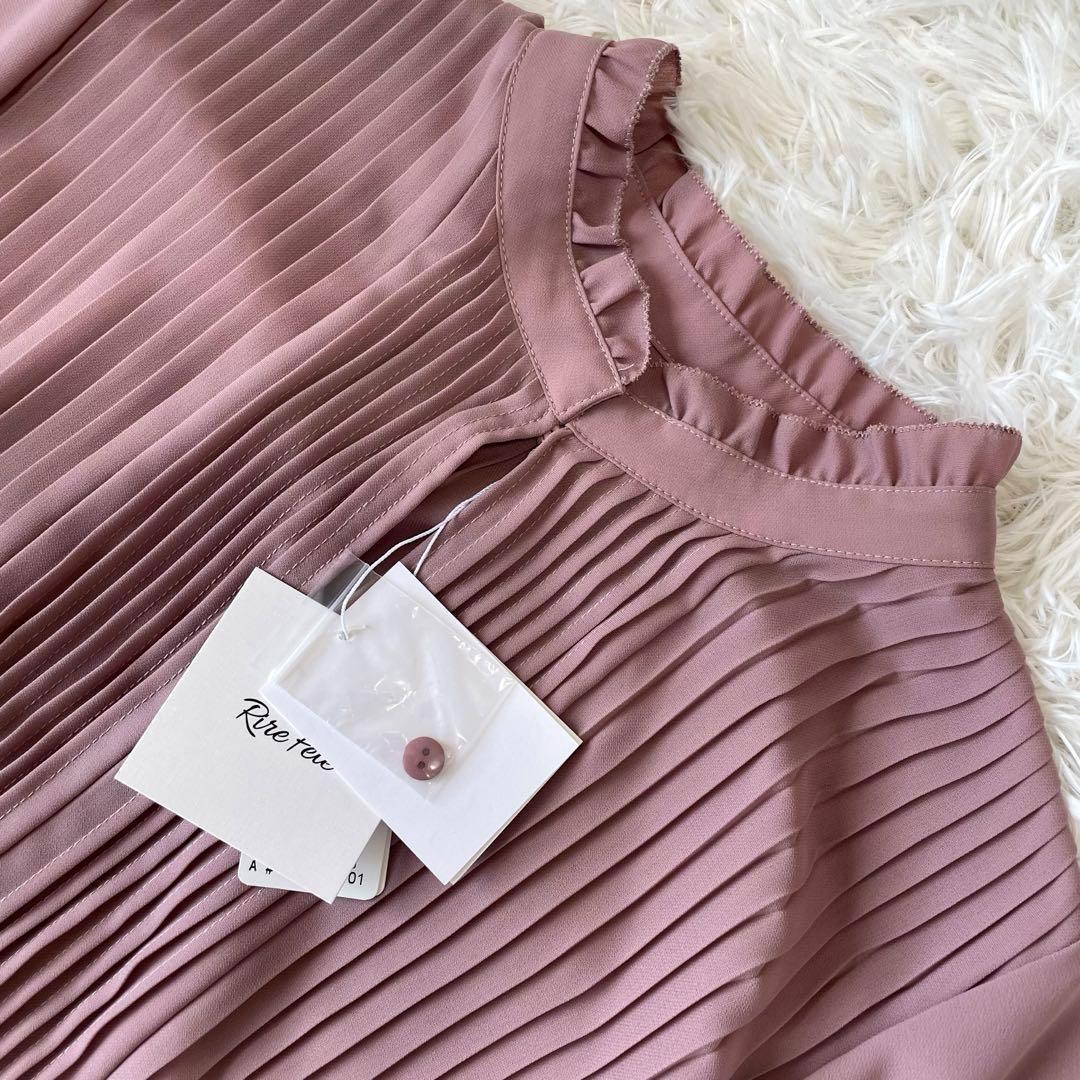 リルフェテ✨ヤマダヤ【M】タグ付未使用✨ロングプリーツティアードワンピース