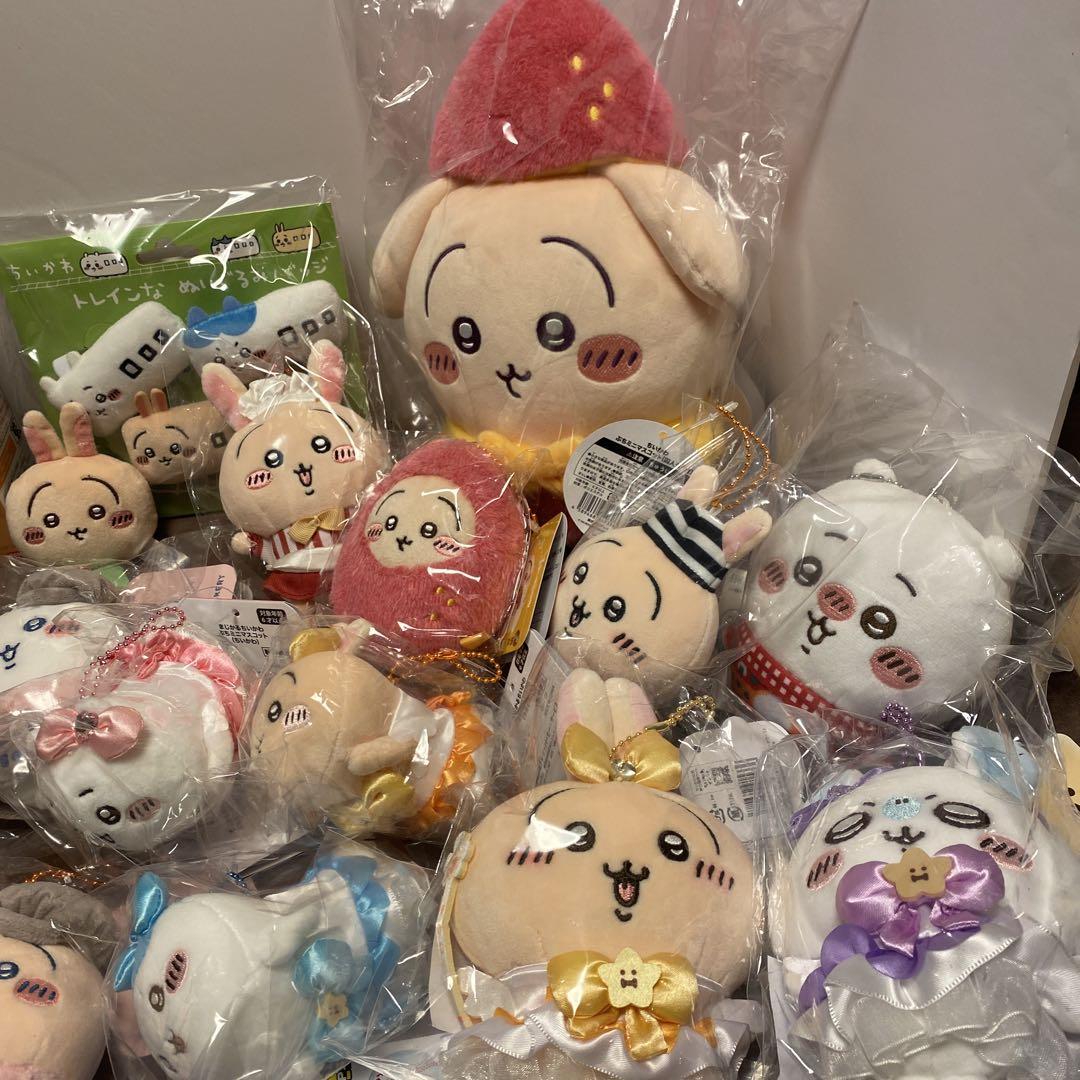 新品未使用タグ付き！うさぎ多めちいかわ大放出！30個まとめ売り 新品未使用タグ付き！うさぎ多めちいかわ大放出！30個まとめ売り