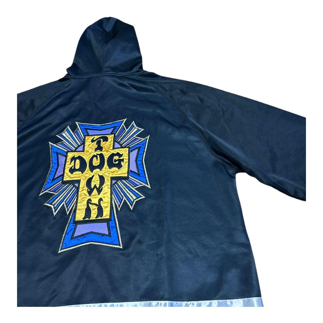 90s DOG TOWN ジャージ クロスロゴ ブラック FREE表記