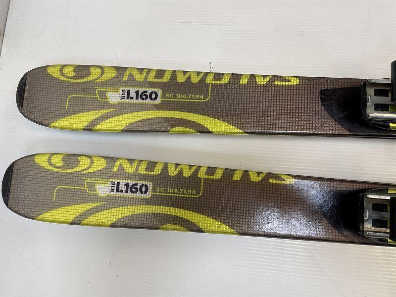 SALOMON VERSE スキー　板　160センチ　アトミック　ストック付き SALOMON VERSE スキー 板 160センチ アトミック ストック付き
