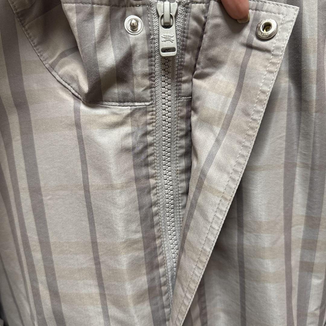 BURBERRY ゴルフチェック柄 ハーフジップジャケット Mサイズ