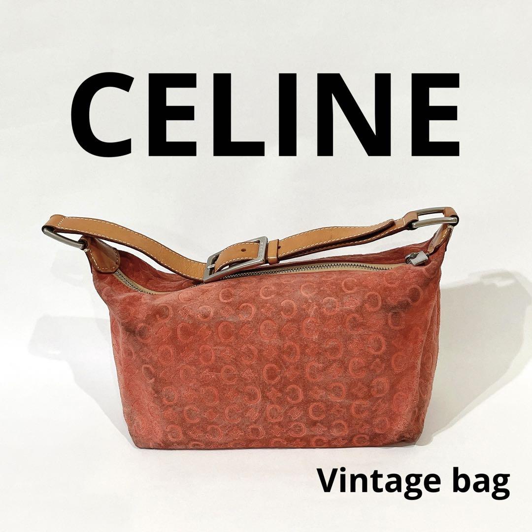 セリーヌ　CELINE バッグ　ハンドバッグ　ブランドバッグ　ピンク系　ベージュ