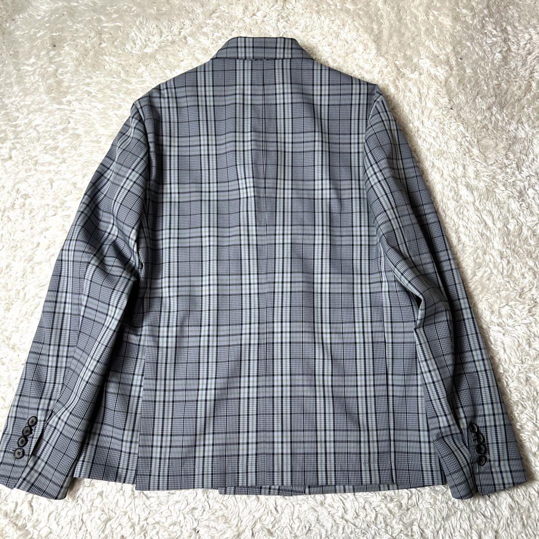 【極美品】UNITED TOKYO カジュアルダブルジャケットグレンチェック L