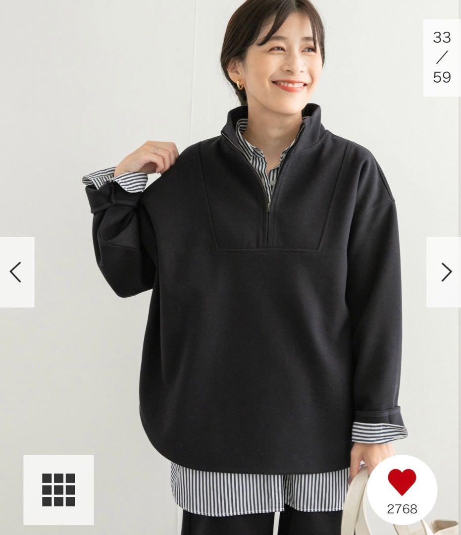 新品未使用◉ DOORS add fabrics ハーフZIPプルオーバー