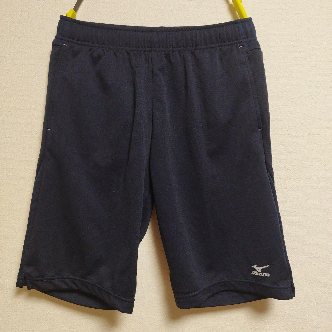 ミズノ レディース XLサイズ ネイビー ハーフパンツ ドライ 速