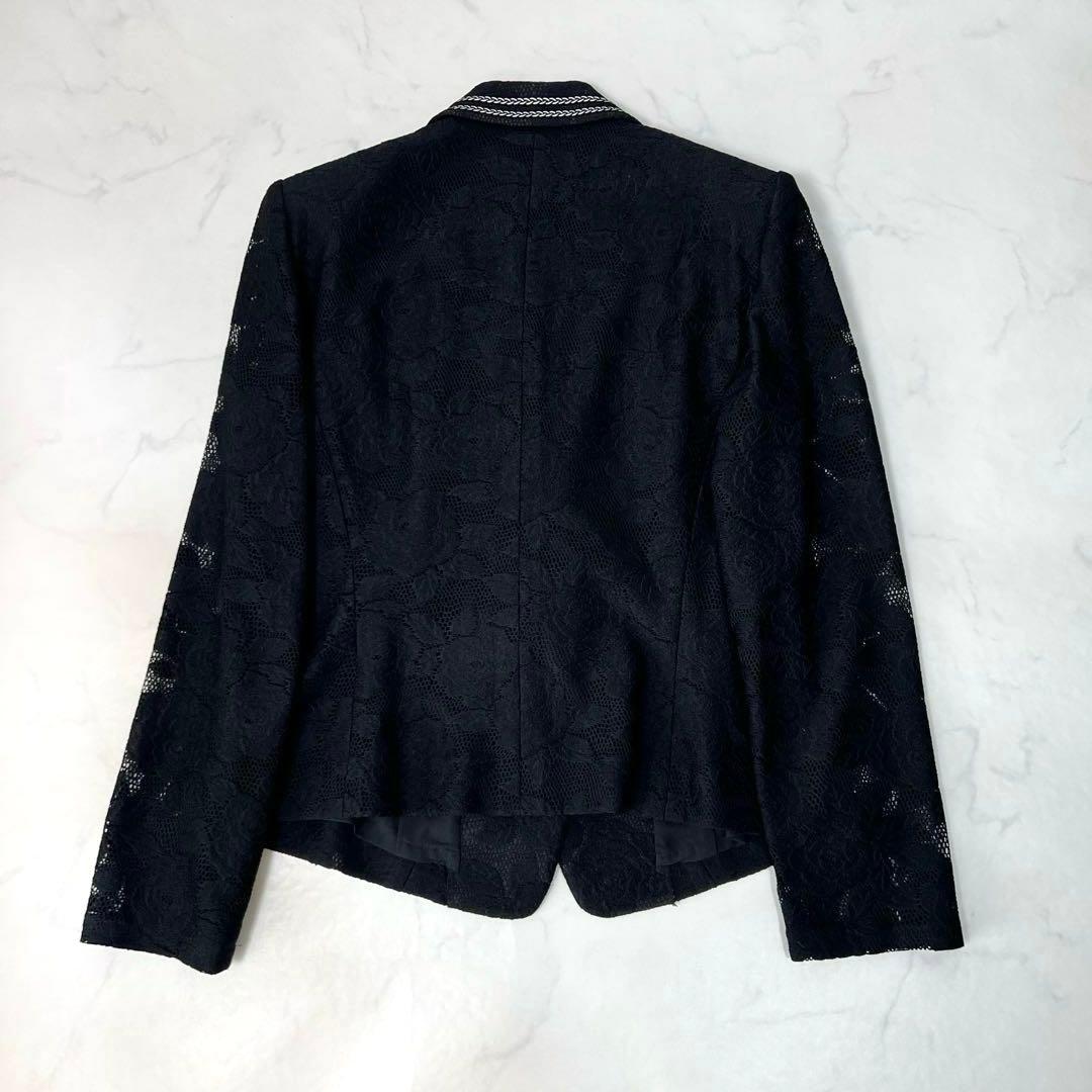 ヴィンテージ レトロ 総レース 花柄 セットアップ スカート ブラック