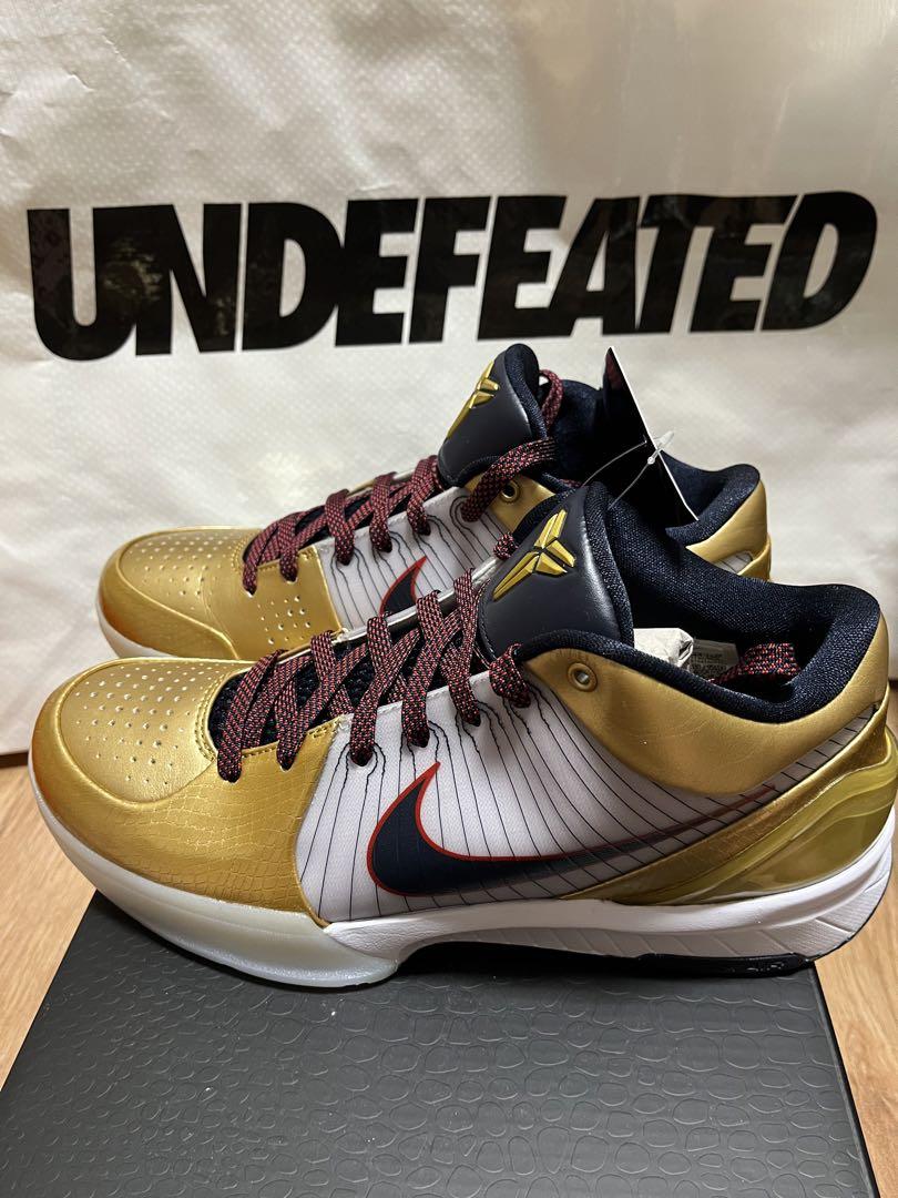 Nike Kobe4 Protro Metallic Gold and Dark