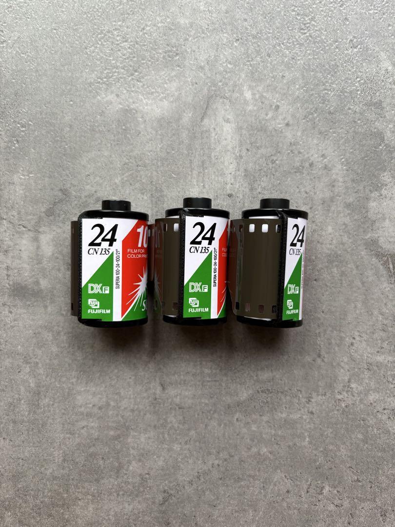 【期限切れフィルム】フジフィルム SUPERIA 100 24枚撮り 3本セット