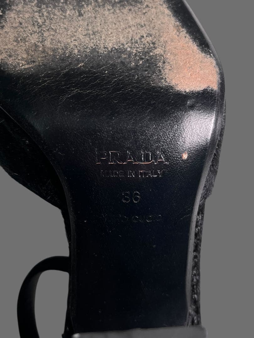 90-00s PRADA Unbron leather shoes 90-00s PRADA Unbron leather shoes