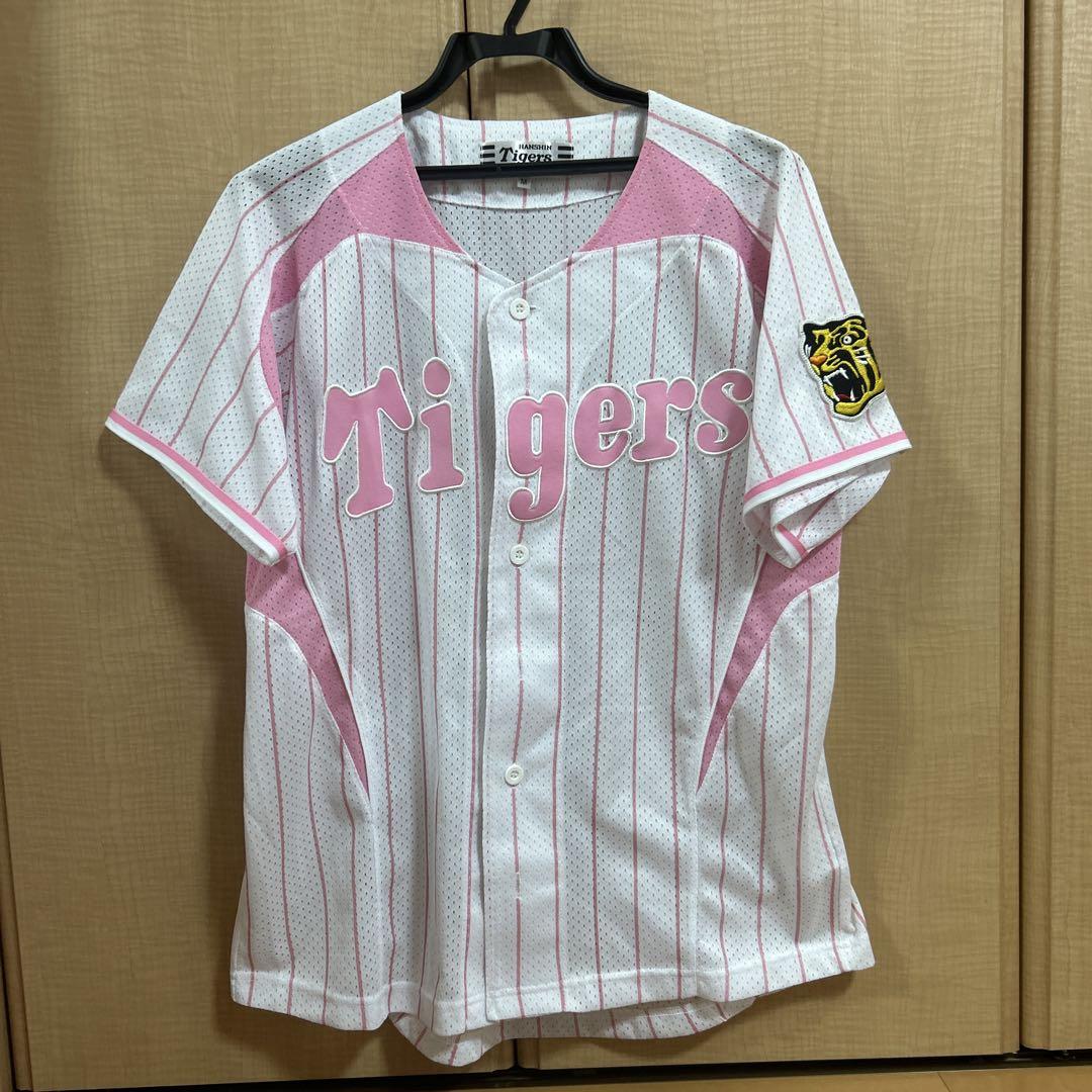 阪神 タイガース ピンク 刺繍 ユニフォーム NPB プロ野球 サイズ