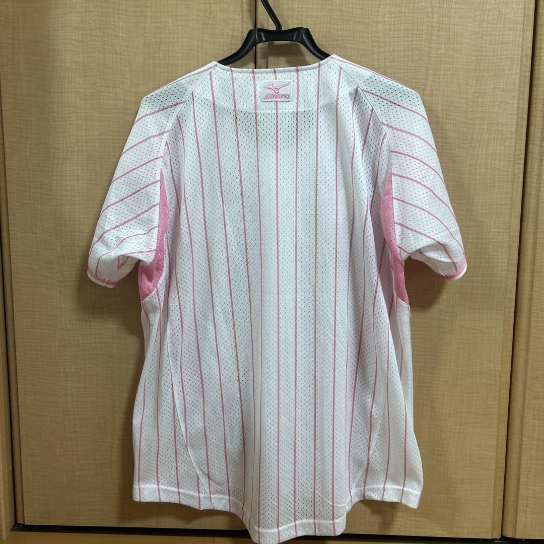 希少】 阪神タイガース 刺繍 ピンク ユニフォーム NPB プロ野球