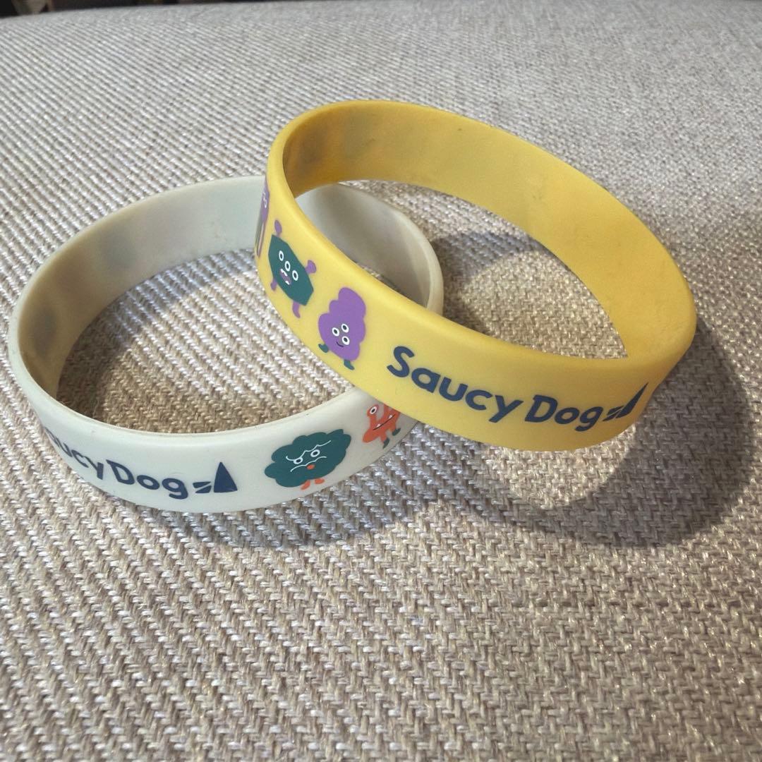 Saucy Dog ラバーバンド！2本から購入⭕️！ Amazon.co.jp: Saucy Dog サウシードッグ ラバーバンド ラババン
