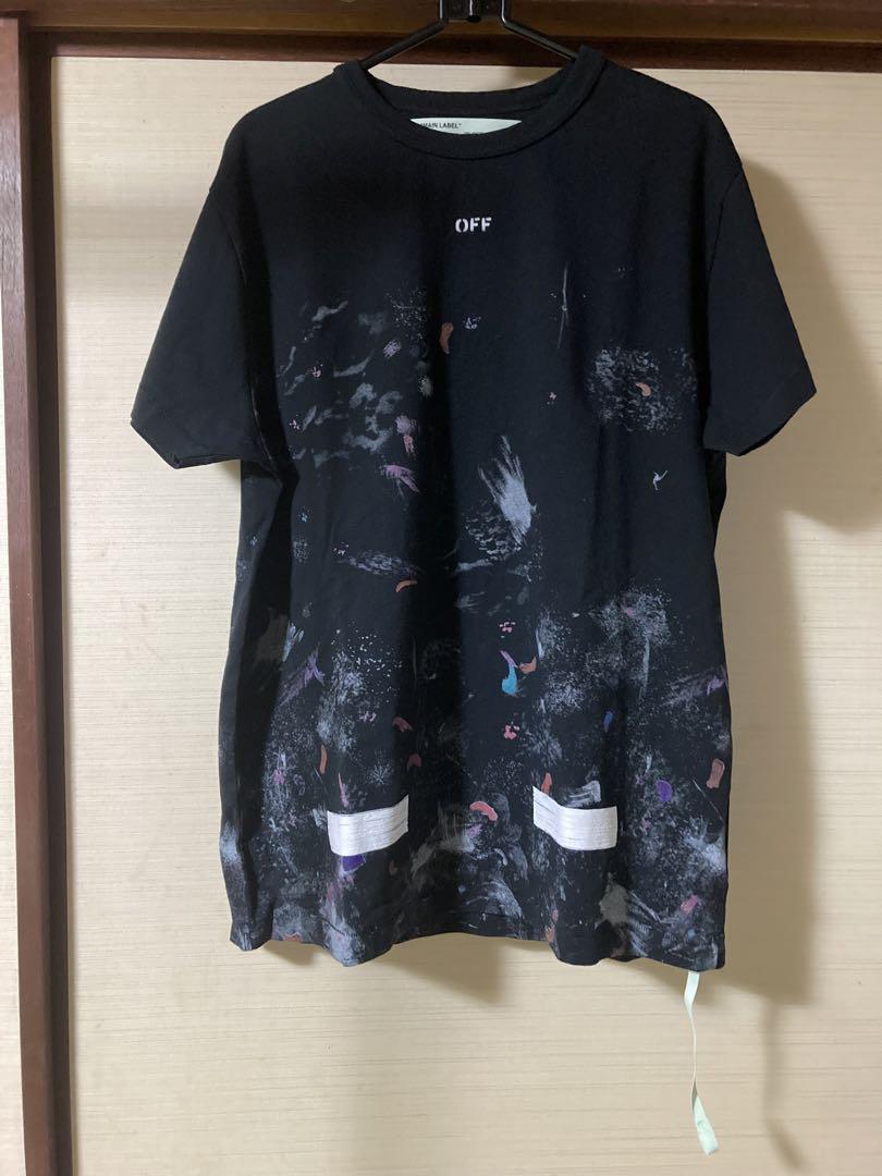 off-white 17A/W Galaxy Brushed Tee サイズXS 画像2