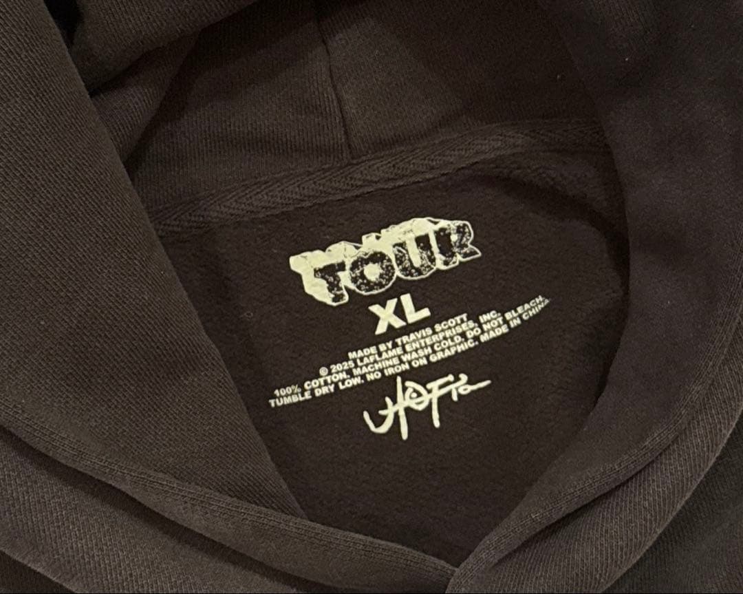 新品TRAVIS SCOTT HOODIE トラヴィススコットツアー パーカー 新品TRAVIS SCOTT HOODIE トラヴィススコットツアー パーカー