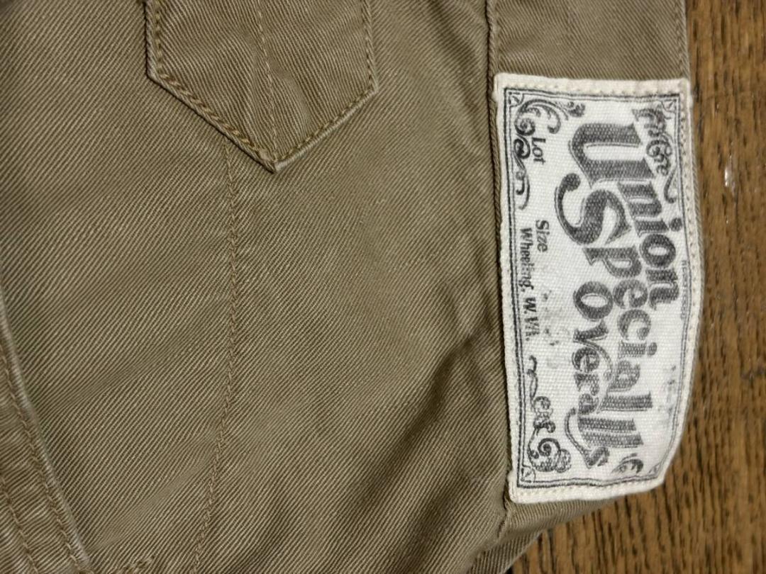 フリーホイーラーズ Union Specialシンチバックダブルニーワークパンツ