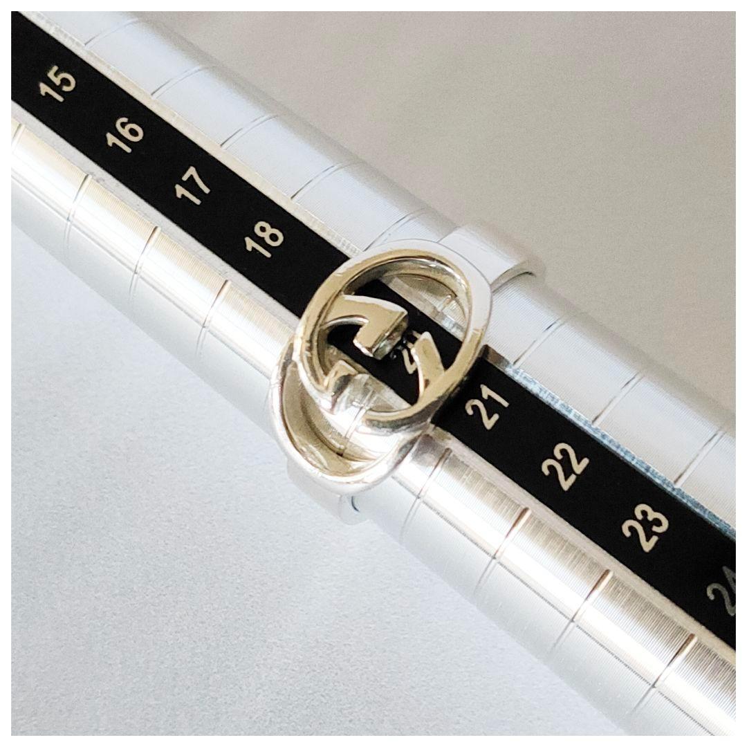 美品♡GUCCI インターロッキングG クール SV925 ブリットリング 21