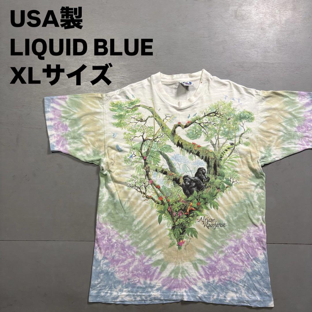 USA製　LIQUID BLUE Tシャツ　タイダイ　1992年　XL