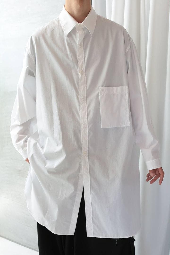 ヨウジヤマモト プールオムYohji Yamamoto POUR HOMME 右胸切替環縫い