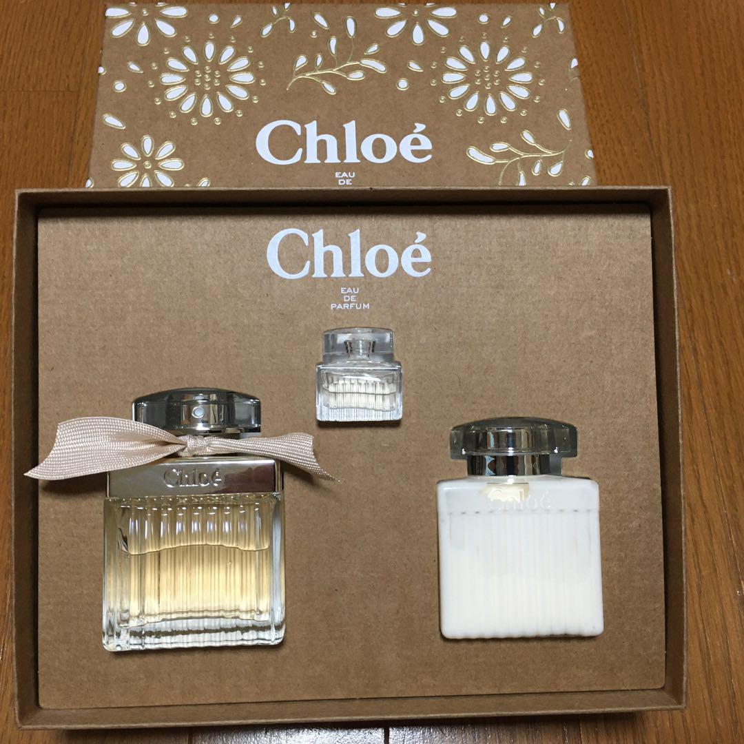 クロエ オードパルファム ギフトセット 新品 chloe クロエ オードパルファム75mlホリデーセット 香水3点