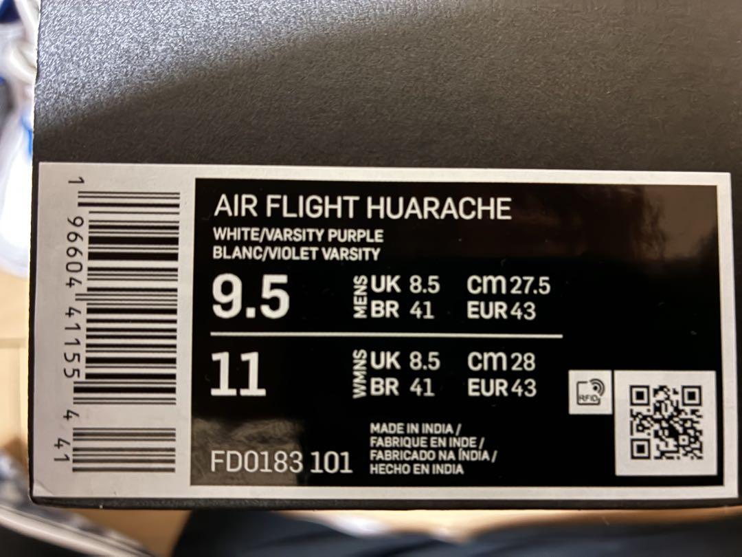 底値 NIKE AIR FLIGHT HUARACHE フライトハラチ 27.5
