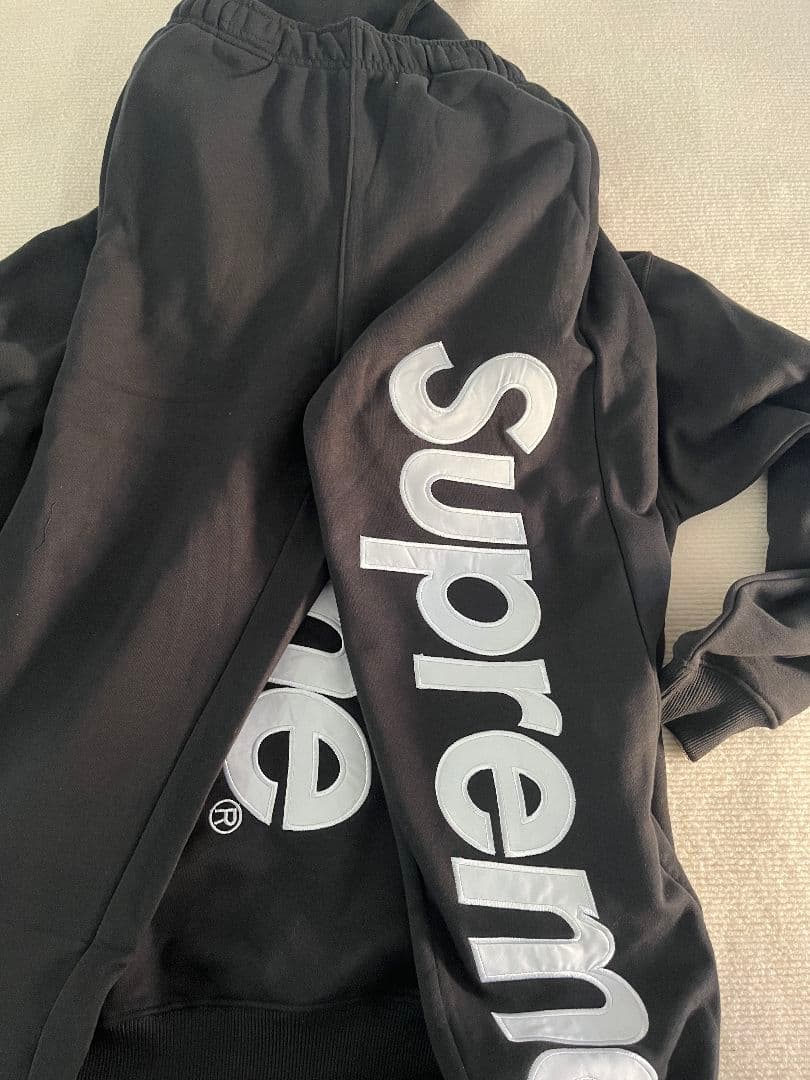 Supreme Satin Applique Hooded セットアップ Supreme Satin Applique Hooded セットアップ