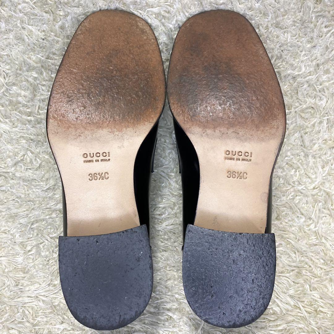 ホースビット ウィメンズ ローファーブラック レザー | GUCCI公式