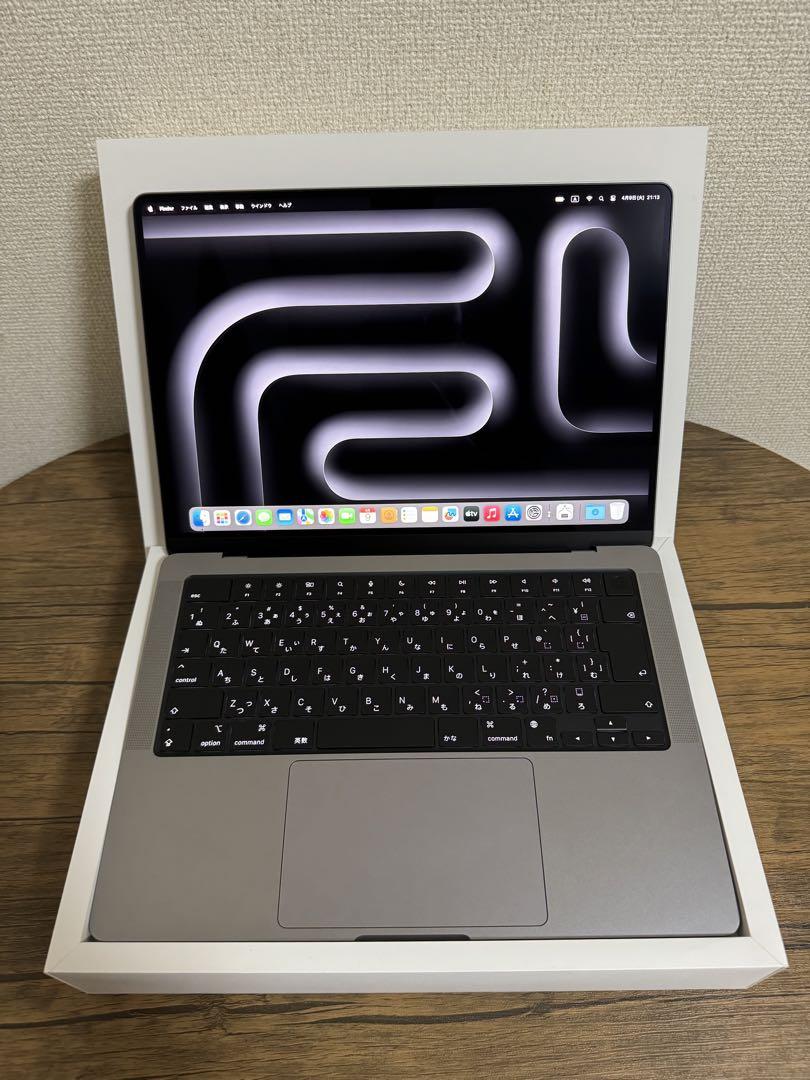 超美品】MacBook Pro 14インチ M3 メモリ24GB/SSD1TB 超美品】MacBook Pro 14インチ M3 メモリ24GB/SSD1TB