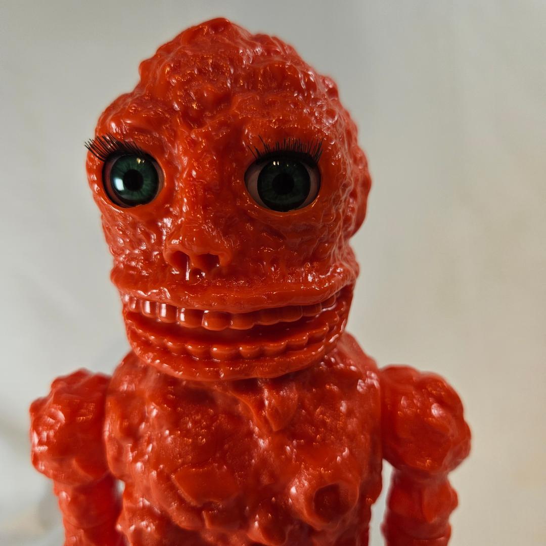 ソフビ Sofubi NAGNAGNAG 暴力原人 25CM ORANGE