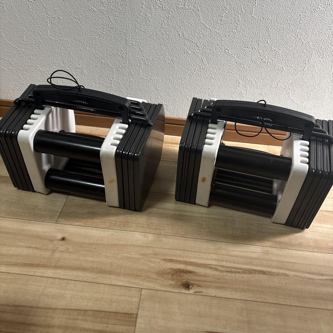 ② FIELDOOR 可変式 クイックダンベル ブロックダンベル 22kg