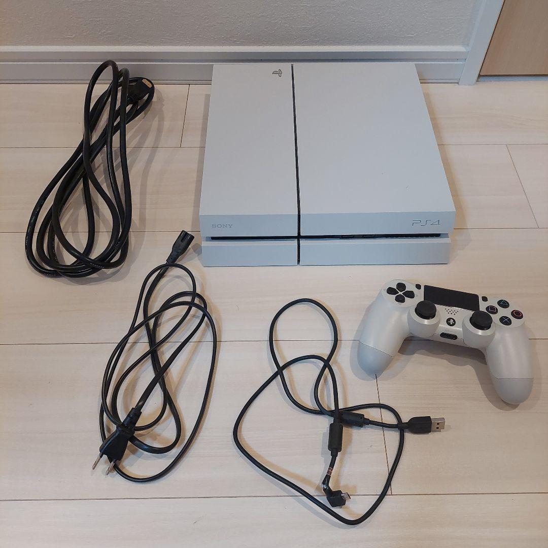 PlayStation®4グレイシャーホワイトCUH-1100A本体セット動作品